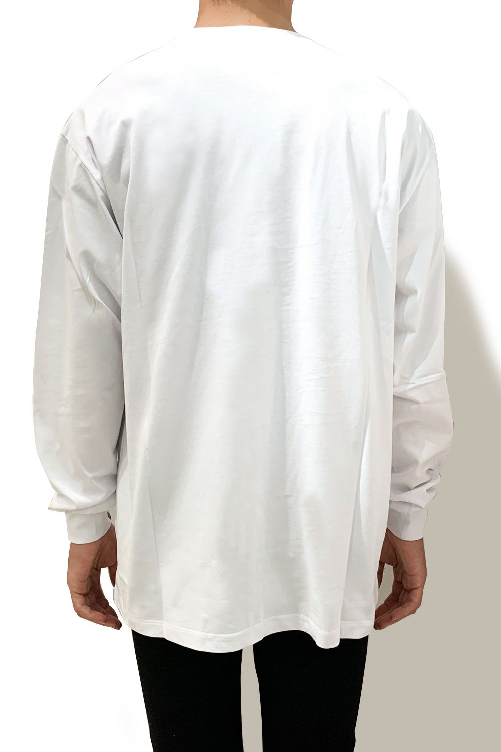 LONG SLEEVE T-SHIRT With BRUSHSTROKE LOGO