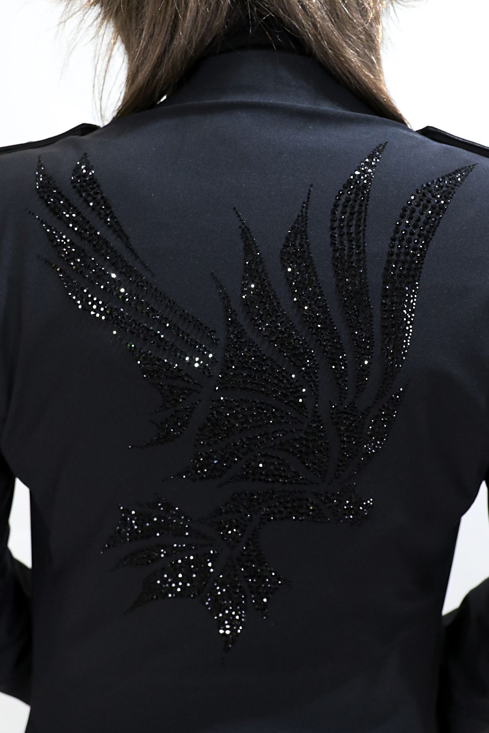 【SGZ COSTUME LINE】 RePE Jersey Peaked Long Jacket（スワロ付） / SUGIZO コスチューム ピークド ロング ジャケット