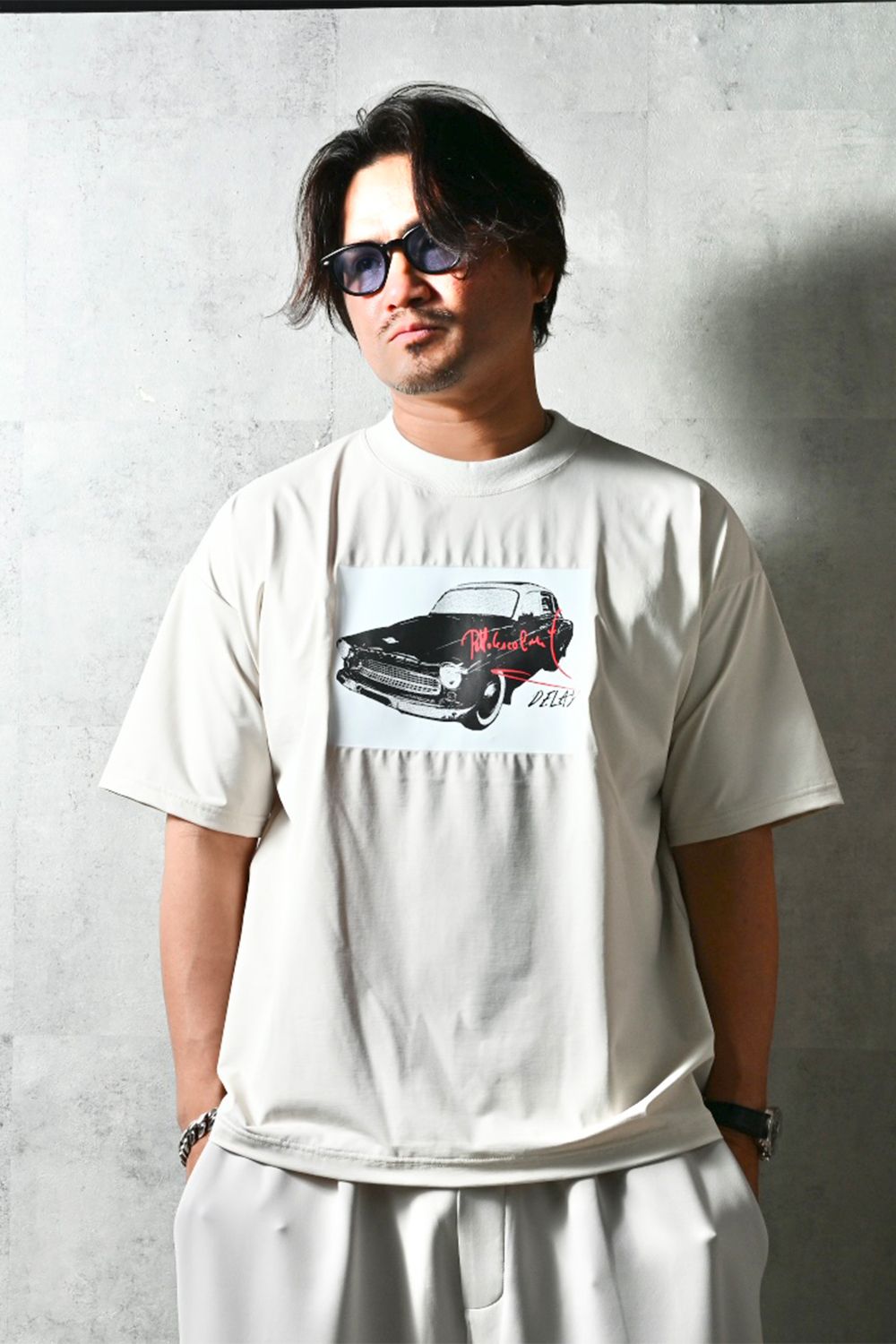 car overnylon T / ナイロン オーバーサイズTシャツ