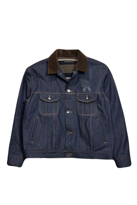 VIN/DEN/JK SWAR / ヴィンテージ デニム ジャケット / スワロフスキークリスタル