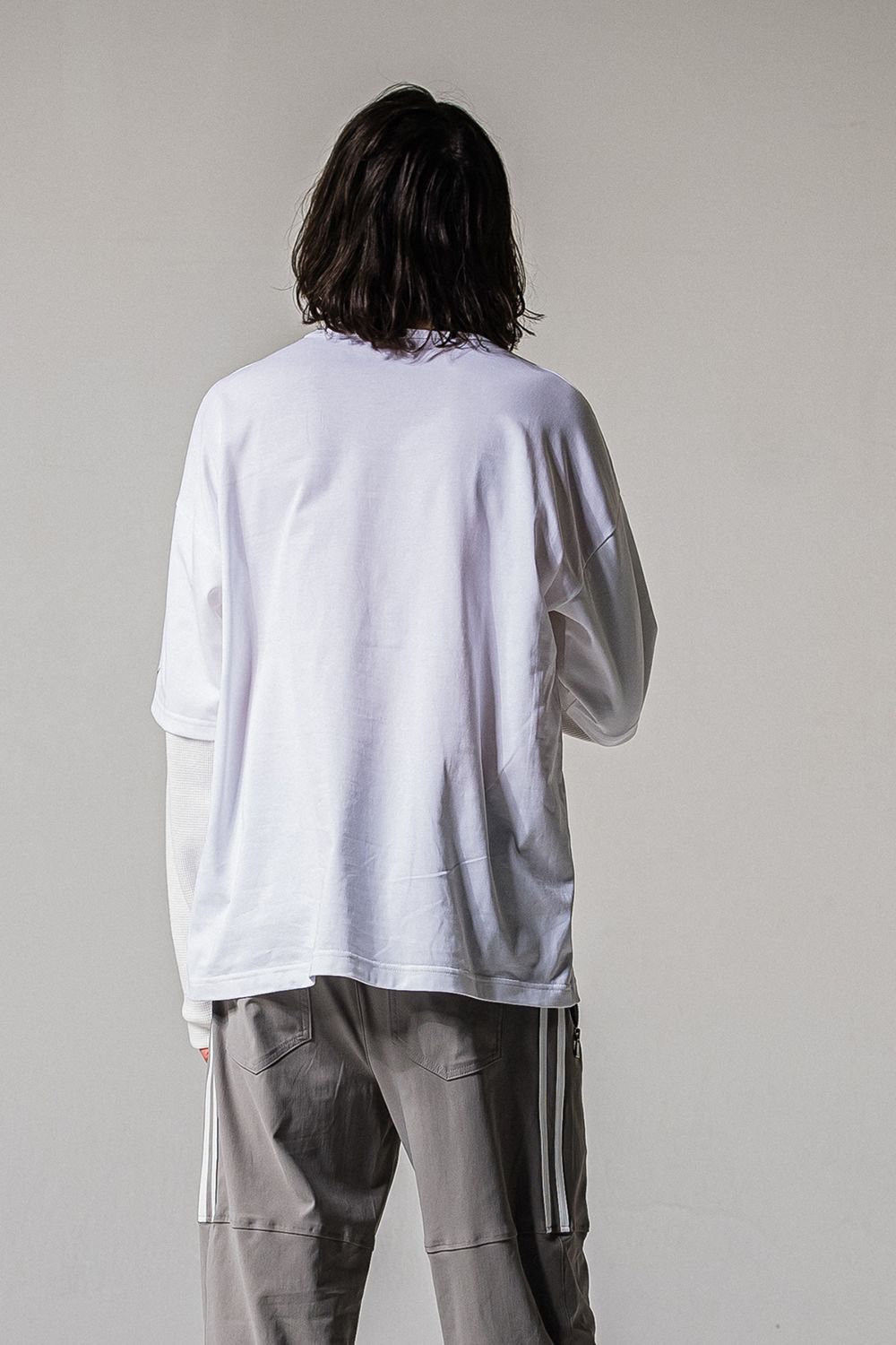 FAKE LAYERED WAFFLE LONG SLEEVE / フェイクレイヤード ワッフル ロングスリーブ