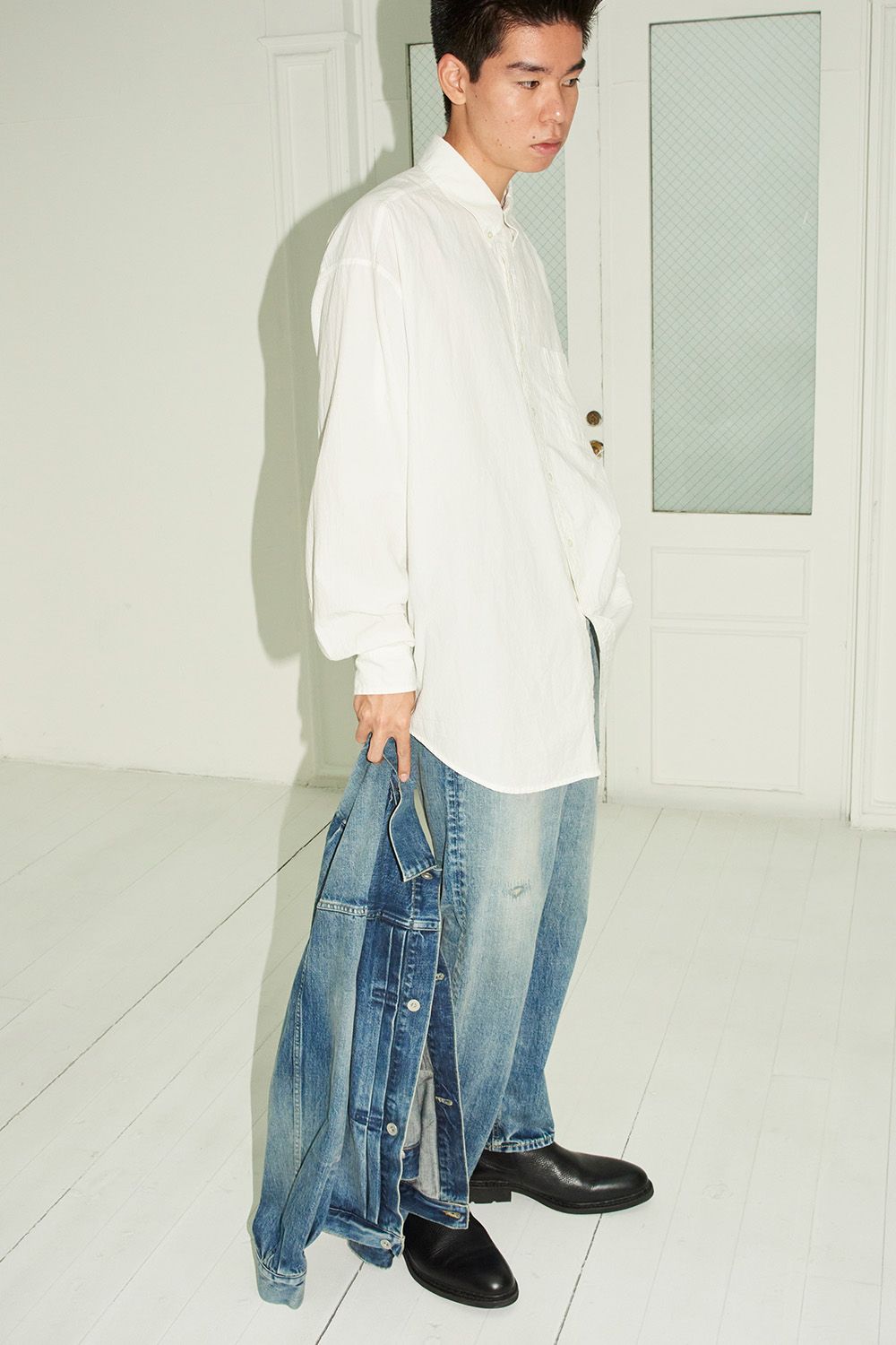 marka - ORGANIC COTTON 12oz DENIM COCOON FIT JEANS / オーガニックコットン コクーン フィット  デニム | laid-back