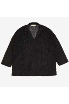 Lace skipper collar SH / レース スキッパー カラー シャツ