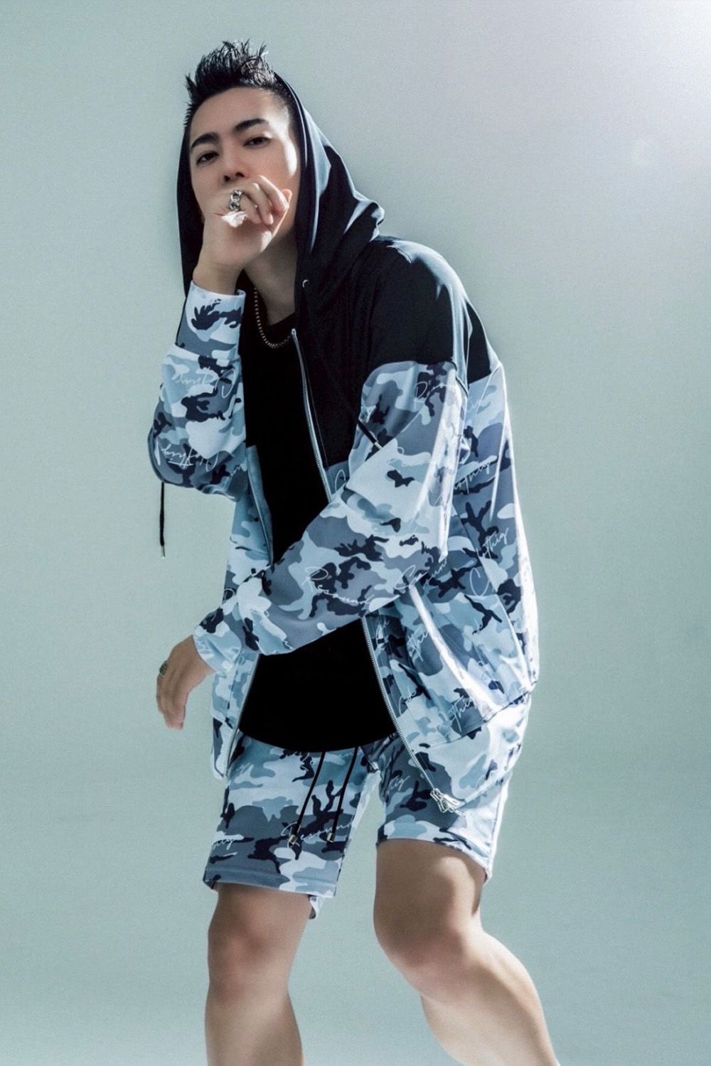 RASH OVER ZIPUP HOODIE / オーバーサイズ ジップアップ ラッシュパーカー