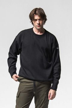 VELOURS FLEECE THERMAL LOOSE TRAINER / ベロア フリース サーマル ルーズ トレーナー