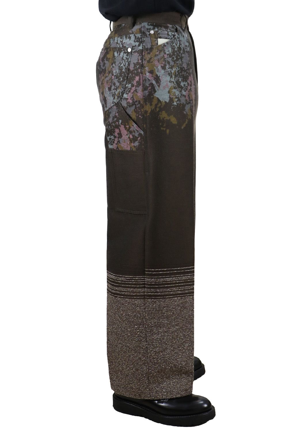 Gradation jacquard trousers / グラデーション ジャガード トラウザーズ