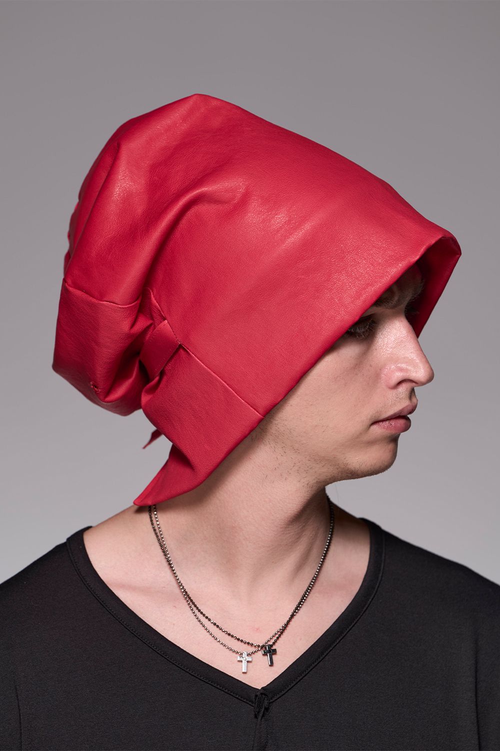 Stretch Leather Cap / ストレッチレザーキャップ