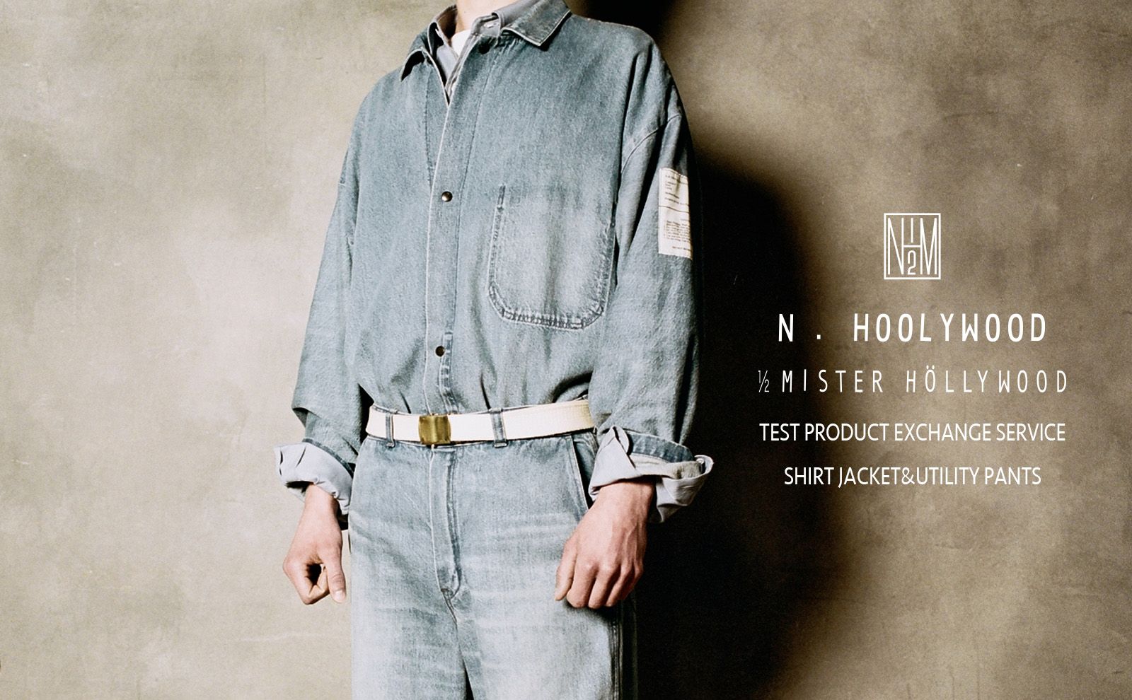 N.HOOLYWOOD TPES SHIRT JACKET&UTILITY PANTS