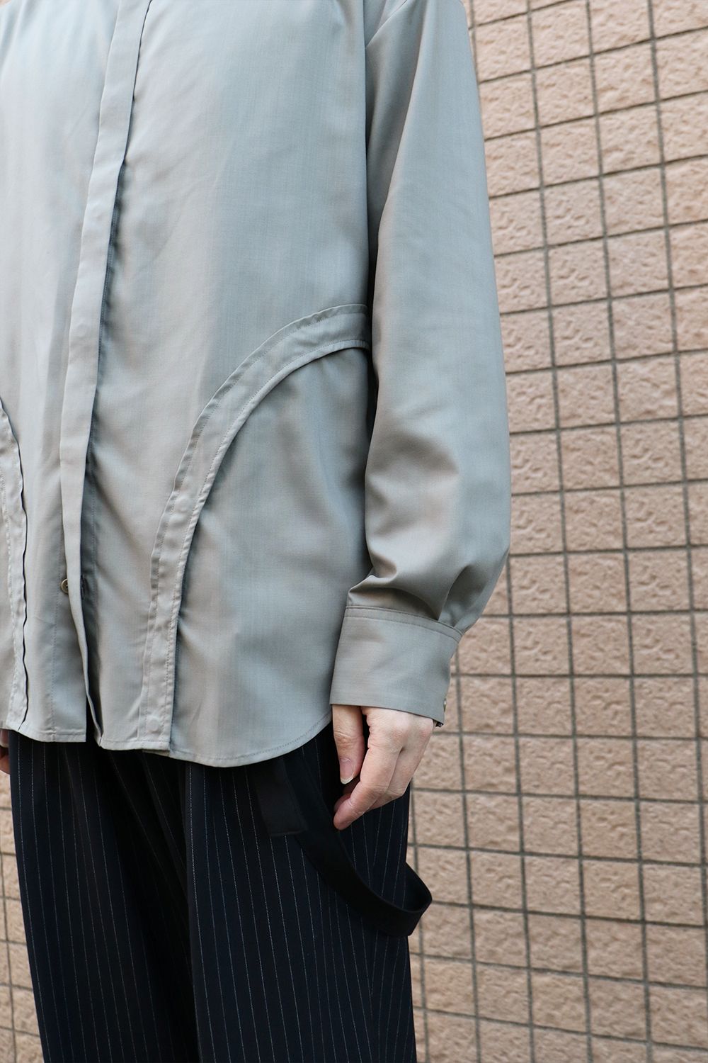 Multi-way snap button shirt / マルチウェイ スナップボタン シャツ