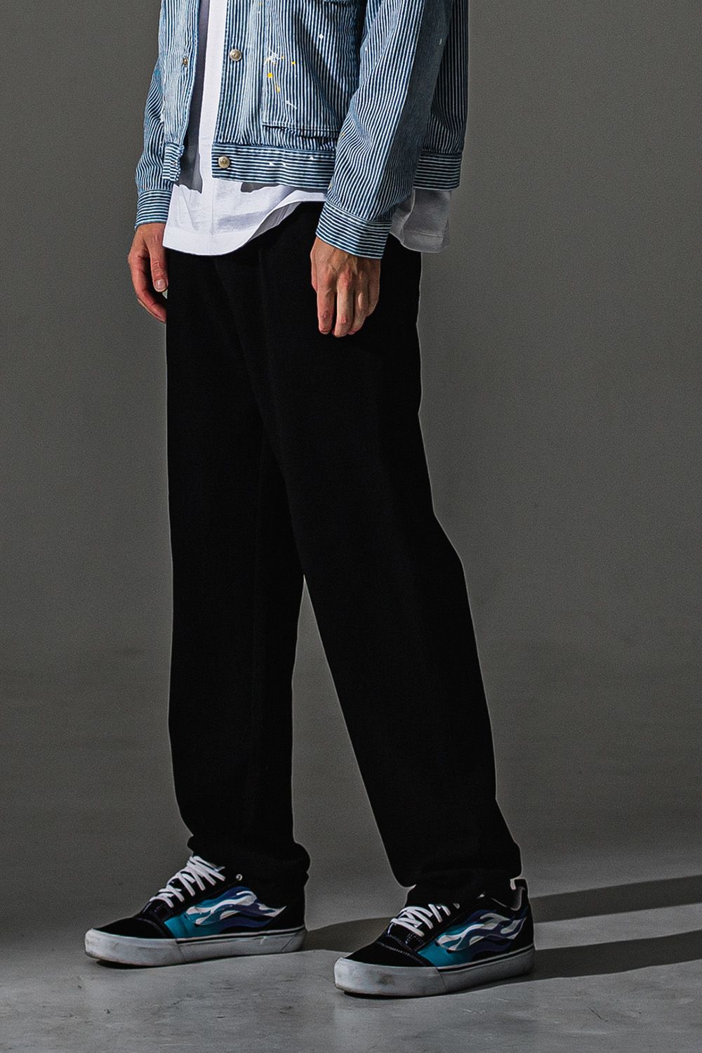 CHRIS EASY WIDE TUCK PANTS / ブリスターニット クリス イージー ワイドパンツ