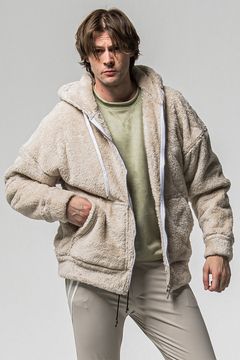 BOA ZIP LOOSE HOODIE / ボア ジップ ルーズ フーディ