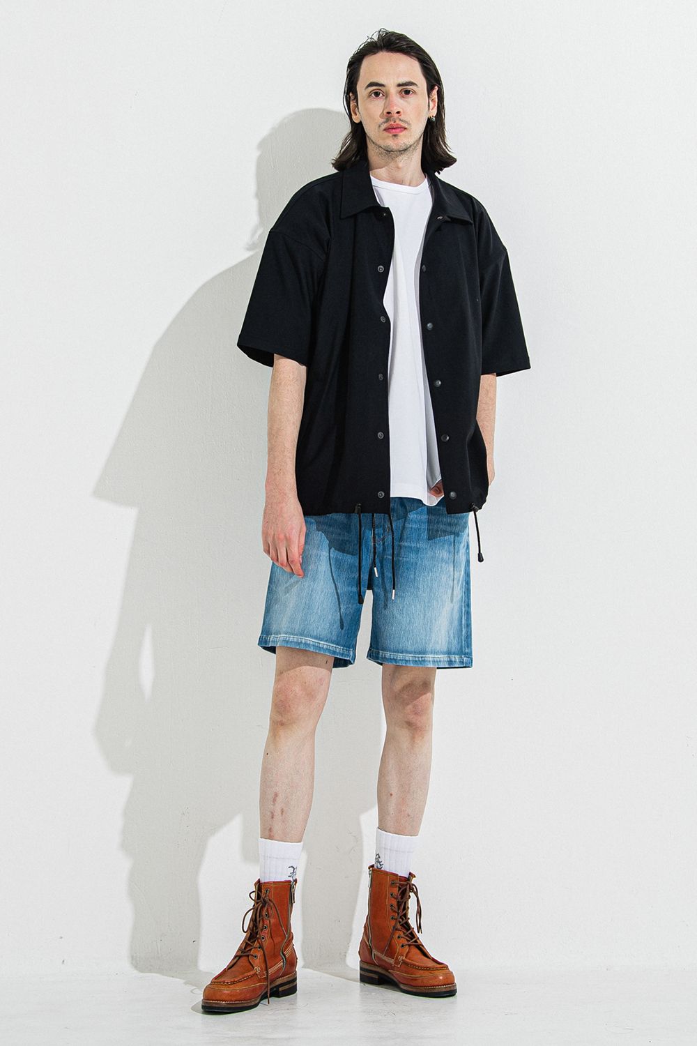 NYLON HALF COACH JACKET / ナイロン ハーフ コーチジャケット