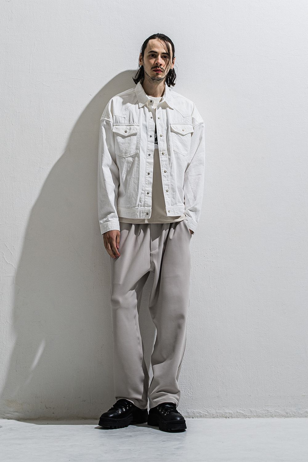 Emilio DB WIDE PANTS / スラックス ワイドイージーパンツ