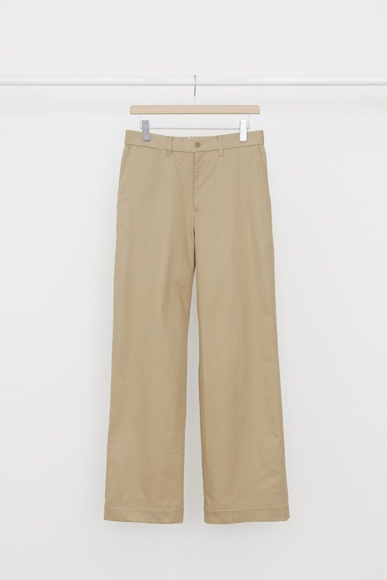 ULTIMATE PIMA CHINO CLOTH WIDE STRAIGHT CHINO / アルティメイト ピマ チノクロス ワイドストレート チノ