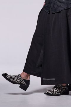 Zebra Hair Calf Mules / ゼブラ ヘアカーフ ミュール