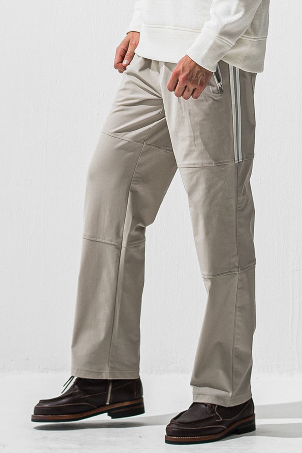JOHNSON LINE HEAT WIDE TUCK PANTS / ジョンソン ヒート ワイドタックパンツ