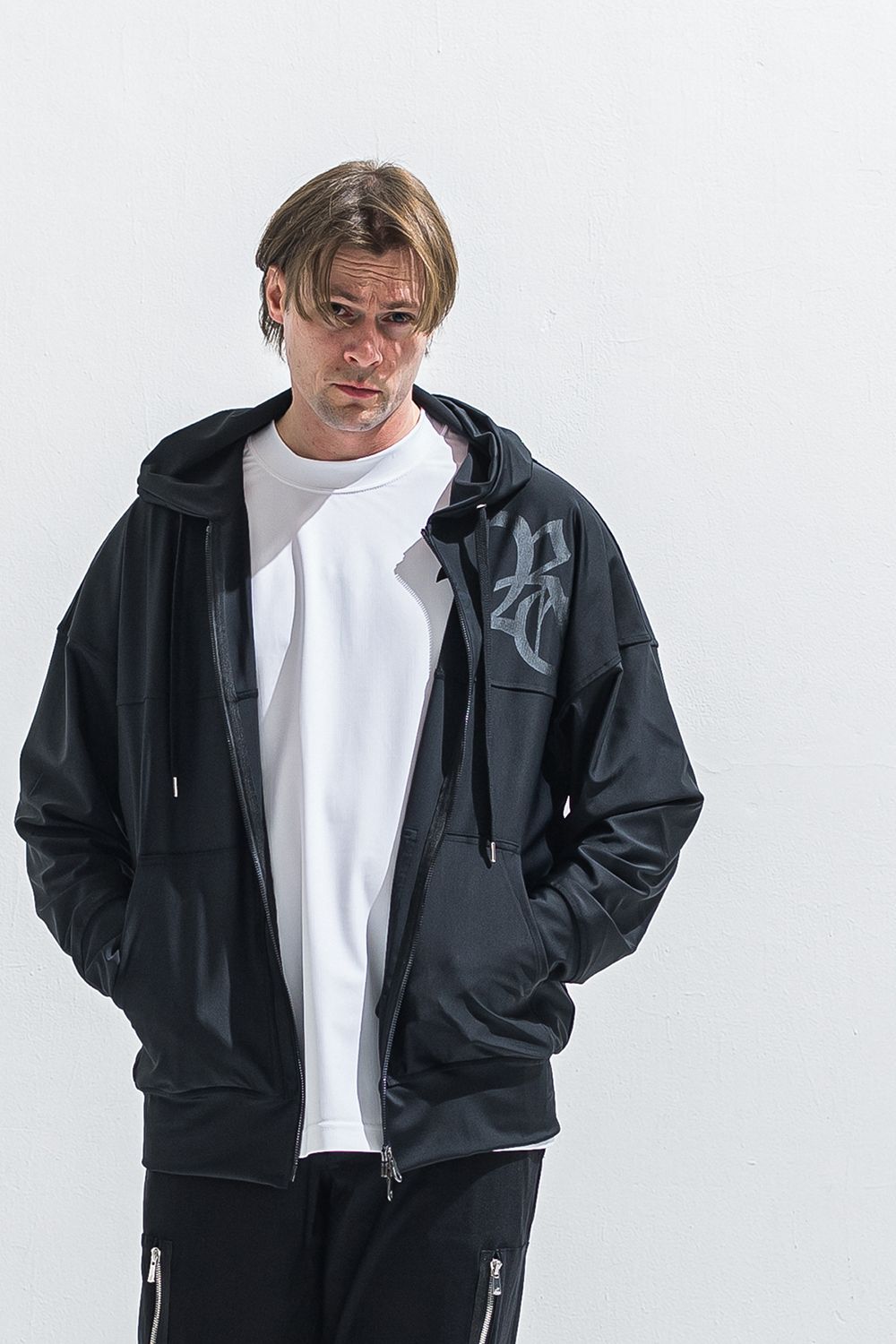 RUSH OVER ZIPUP HOODIE / オーバーサイズ ジップアップ ラッシュパーカー