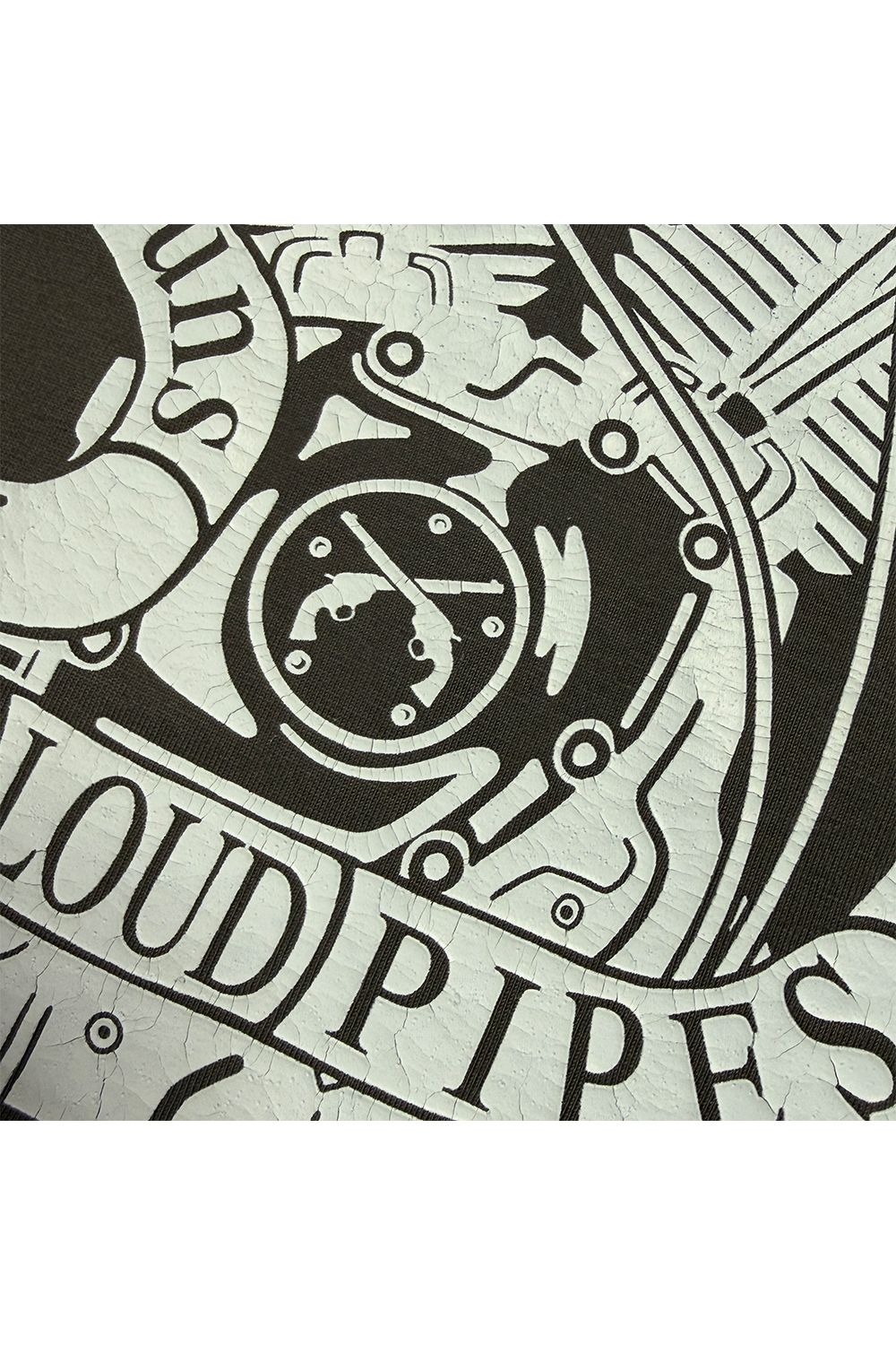 ORG/CO L/TEE ENGINE / オーガニックコットン エンジングラフィックプリント ロングスリーブ Tシャツ