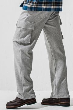 VELOURS FLEECE HEAD CARGO / ベロア フリース ヘッド ワイド カーゴパンツ
