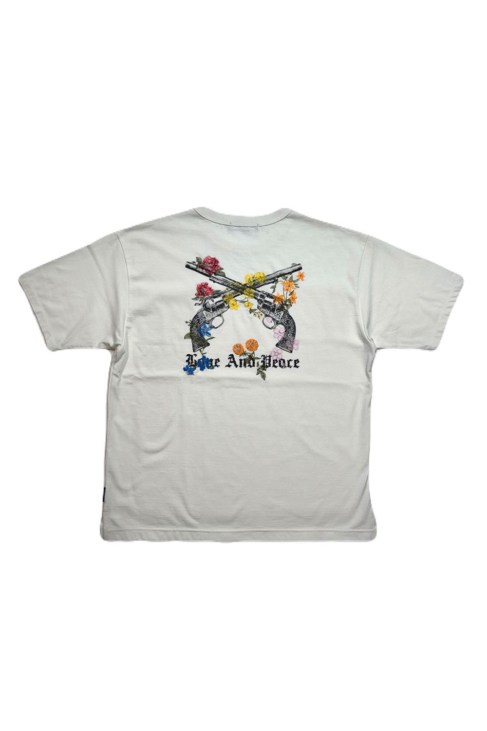 VIN/JER FLOWER/GUN / ヴィンテージ ジャージ Tシャツ フワラークロスガン