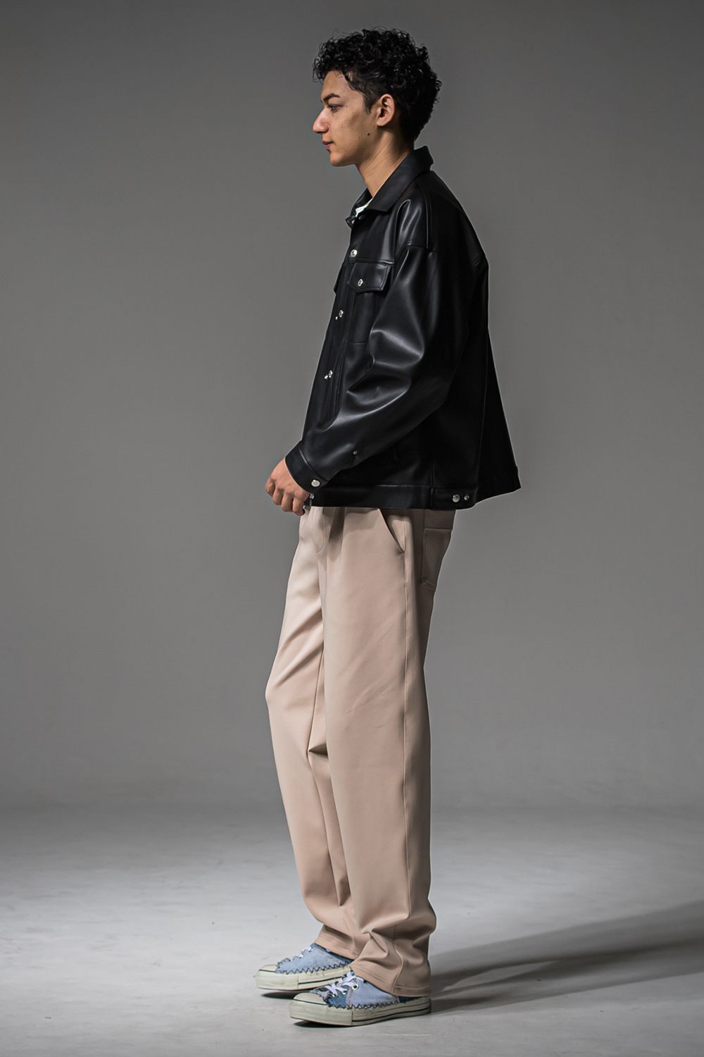 CHRIS EASY WIDE TUCK PANTS / クリス イージーワイドタックパンツ