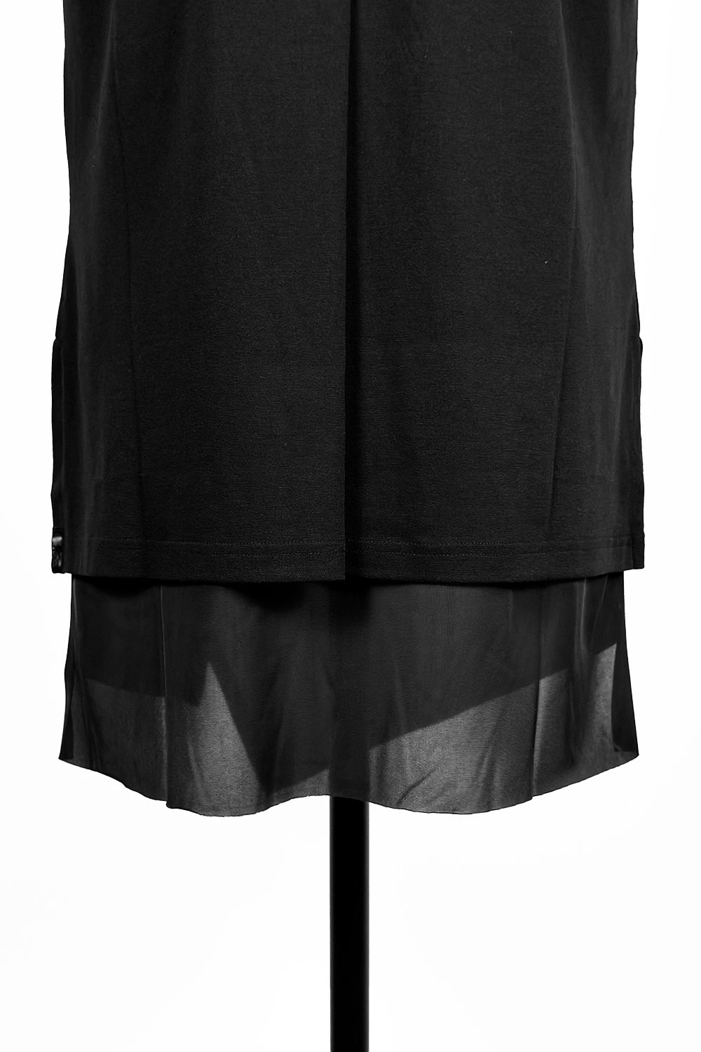 BEA-TENJIKU Slit Hem Layered T-Shirt / ベア天竺 スリットヘムレイヤードTシャツ