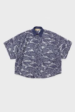 Cut jacquard P/O shirt / カットジャガード プルオーバー シャツ