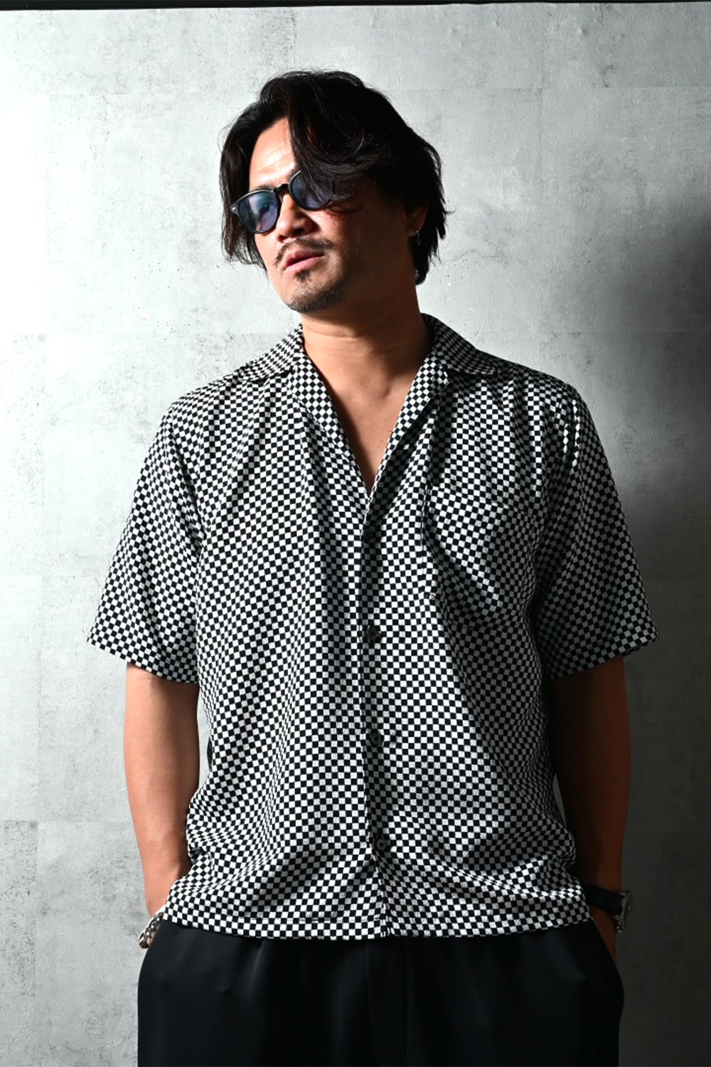 ICHIMATU shirts / 市松模様 ハーフスリーブシャツ