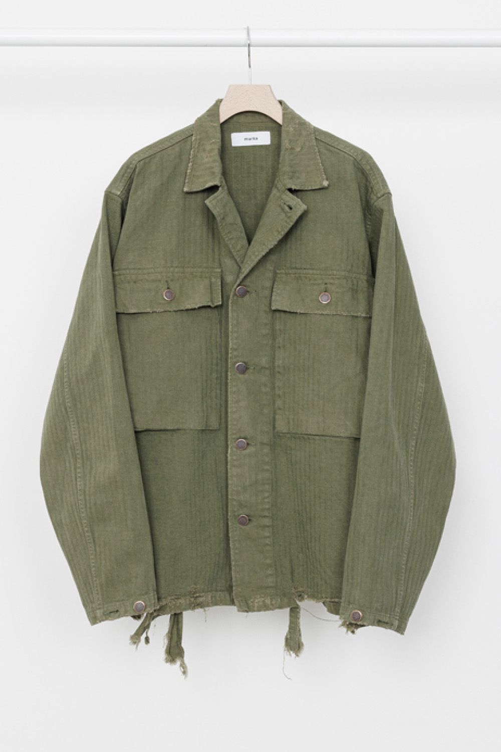 marka - ORGANIC COTTON HERRINGBONE M-43 JACKET