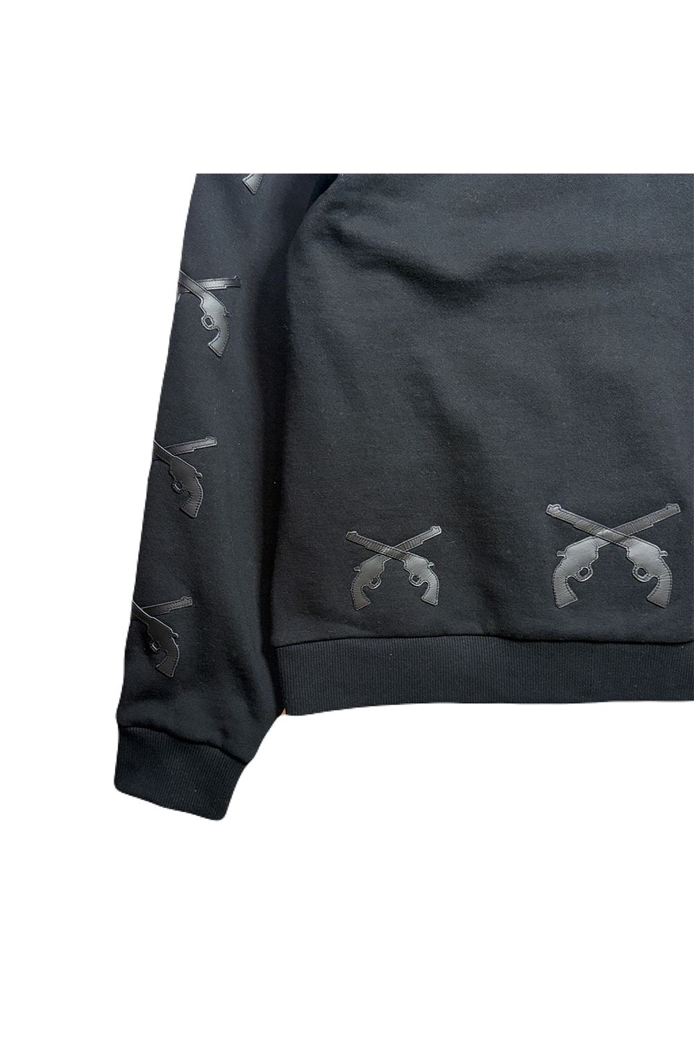 LEATHER PATCH HOODIE / レザー パッチ フーディ