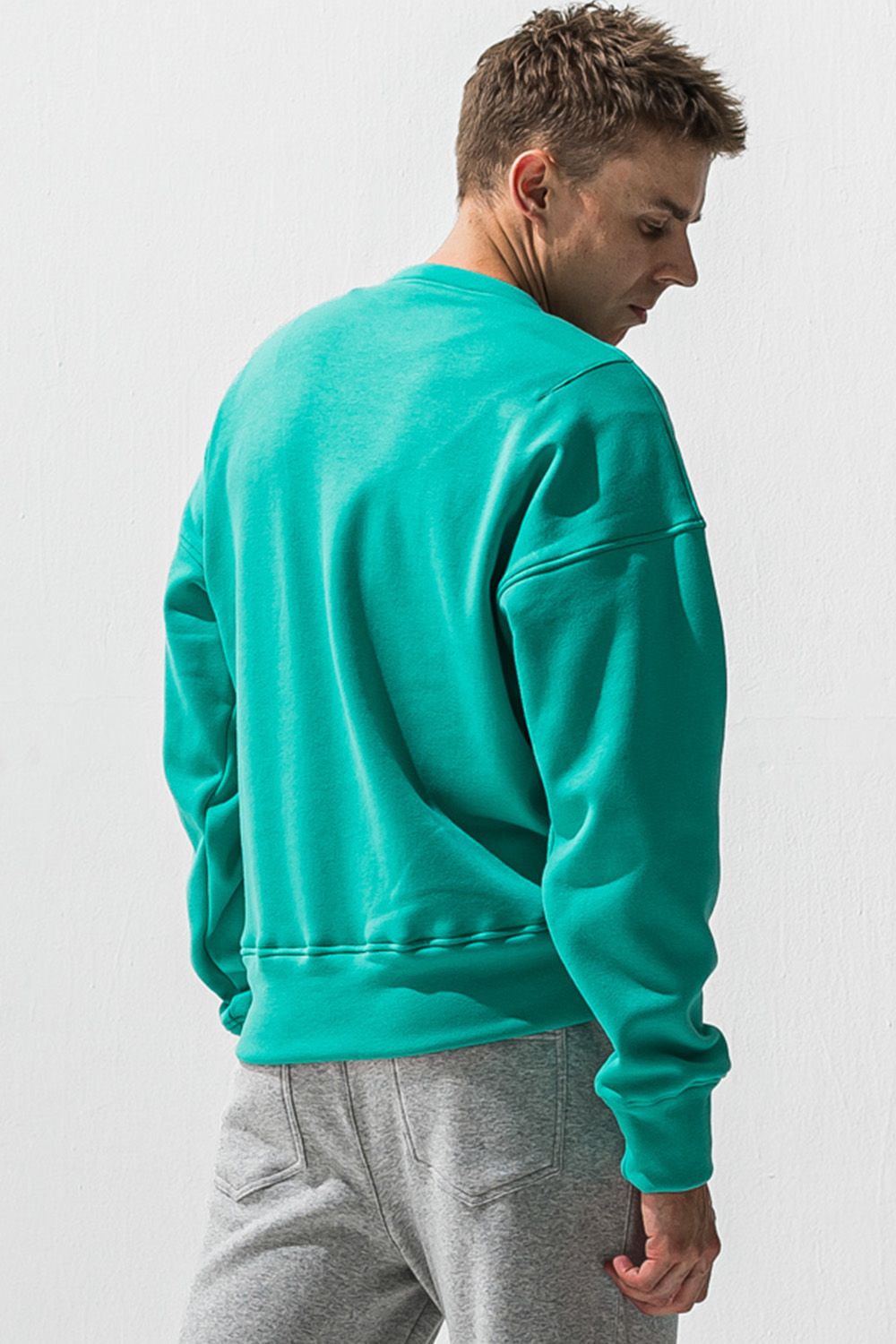 RC velours fleece drop trainer / RCロゴ 裏起毛 ベロア フリース ドロップショルダー ルーズトレーナー
