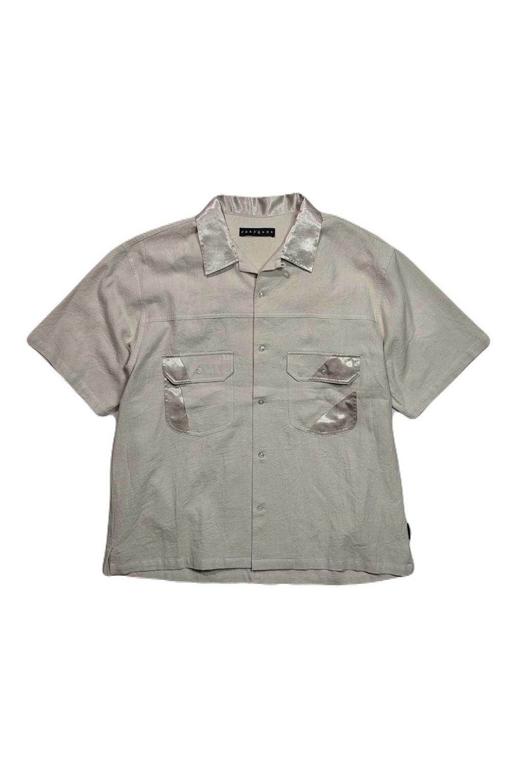 CO/W VIYELLA SHIRT / コットン ビエラ ショートスリーブ オープンカラーシャツ