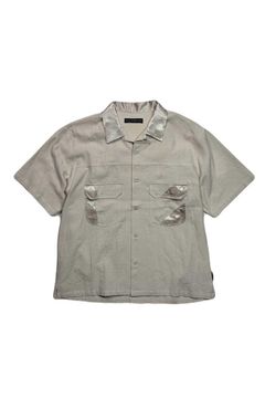 CO/W VIYELLA SHIRT / コットン ビエラ ショートスリーブ オープンカラーシャツ