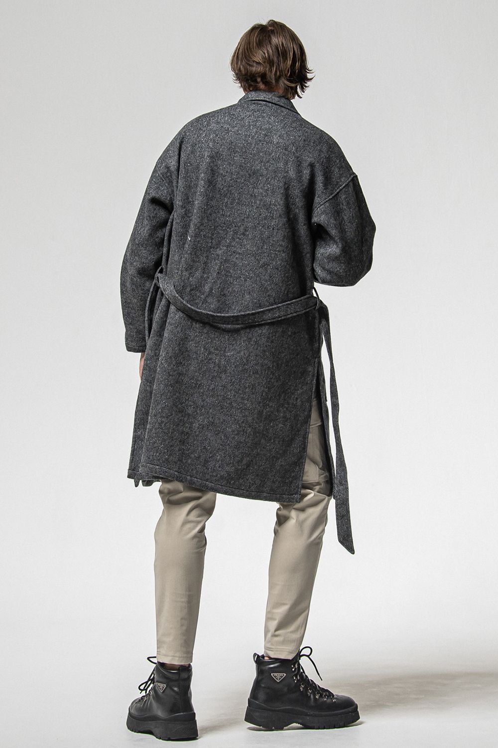 GOWN OVER COAT / オーバーサイズ ガウン コート