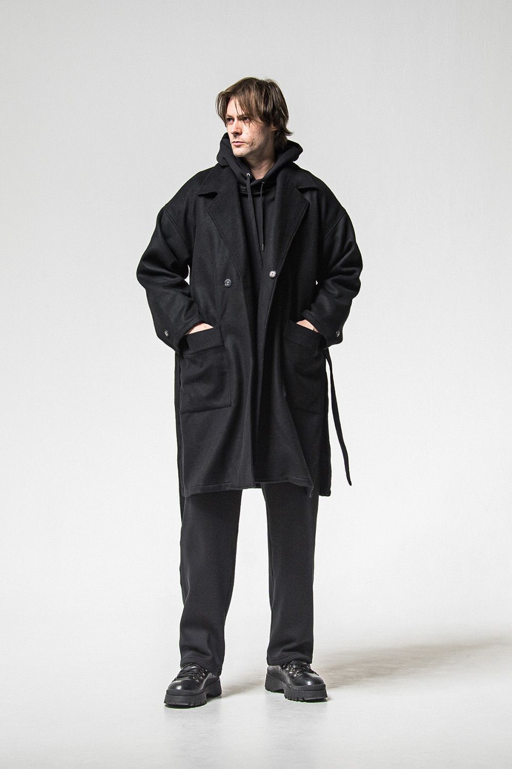 VELOURS FLEECE WIDE TUCK PANTS / ベロア フリース ワイド タックパンツ