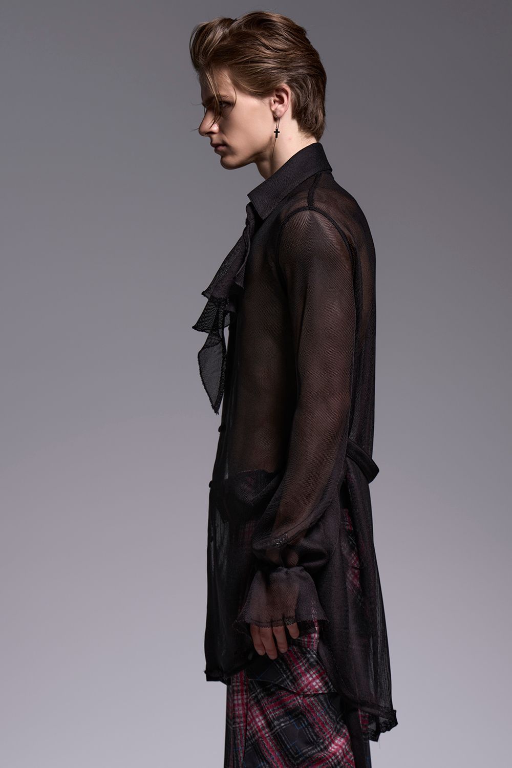 KARAMI Gather Sleeve Shirt / カラミ ギャザースリーブシャツ