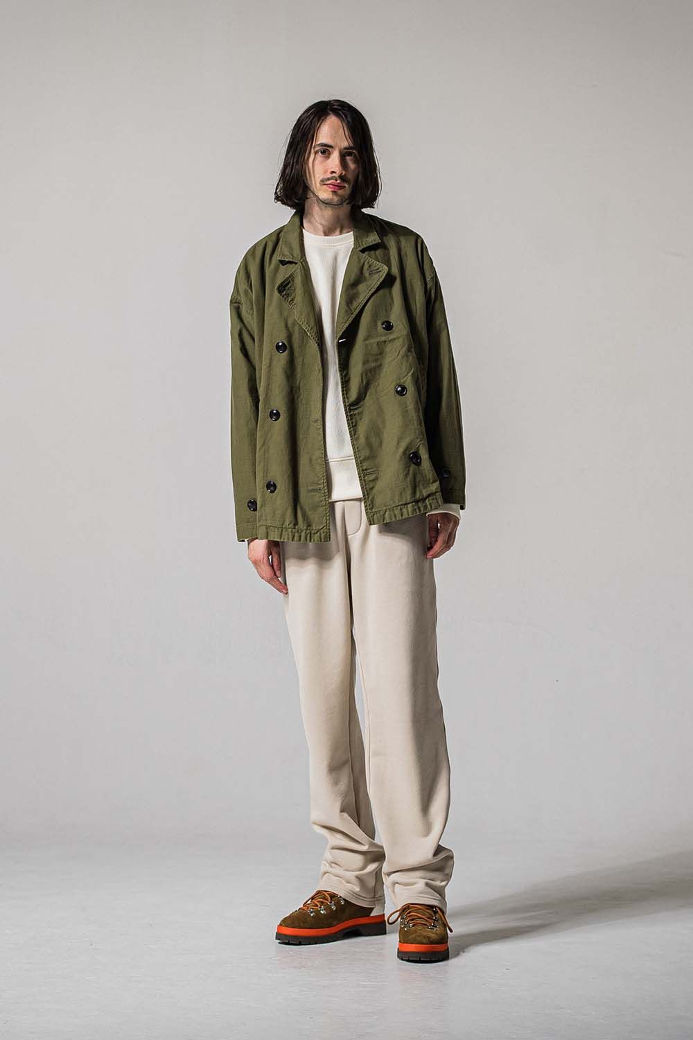 HF URAKE WIDE TUCK PANTS / 裏毛 ワイドタックパンツ