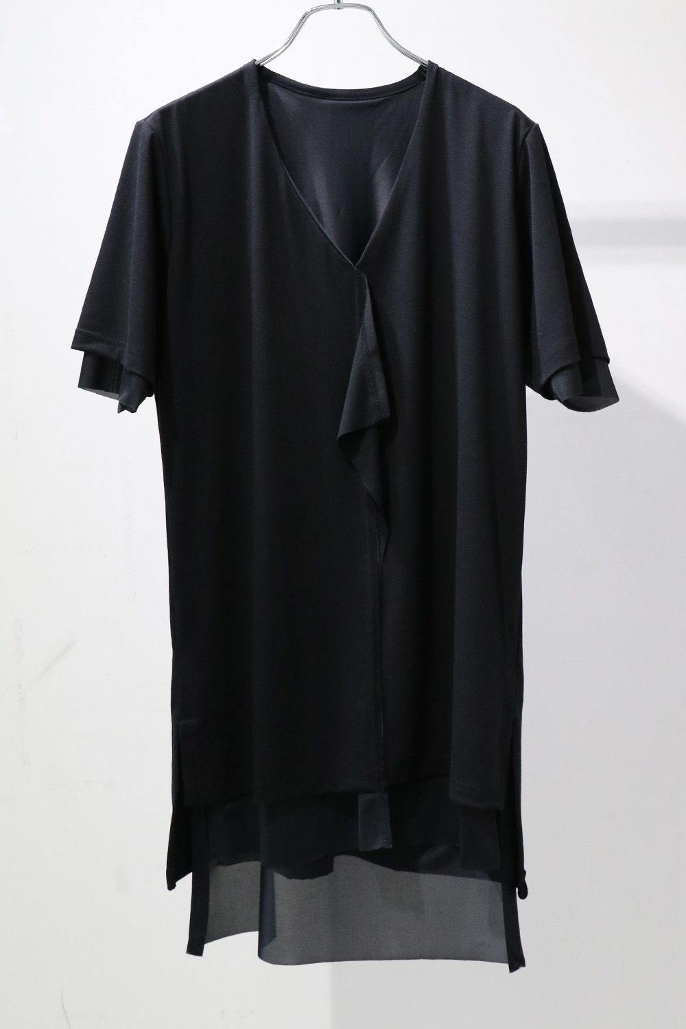 BEATENJIKU+Lining Frill Layered T-Shirt / ベア天竺 フリルレイヤードTシャツ