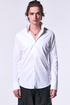 Loan Stand Collar Side Rib Shirt / ローン スタンドカラーサイドリブシャツ