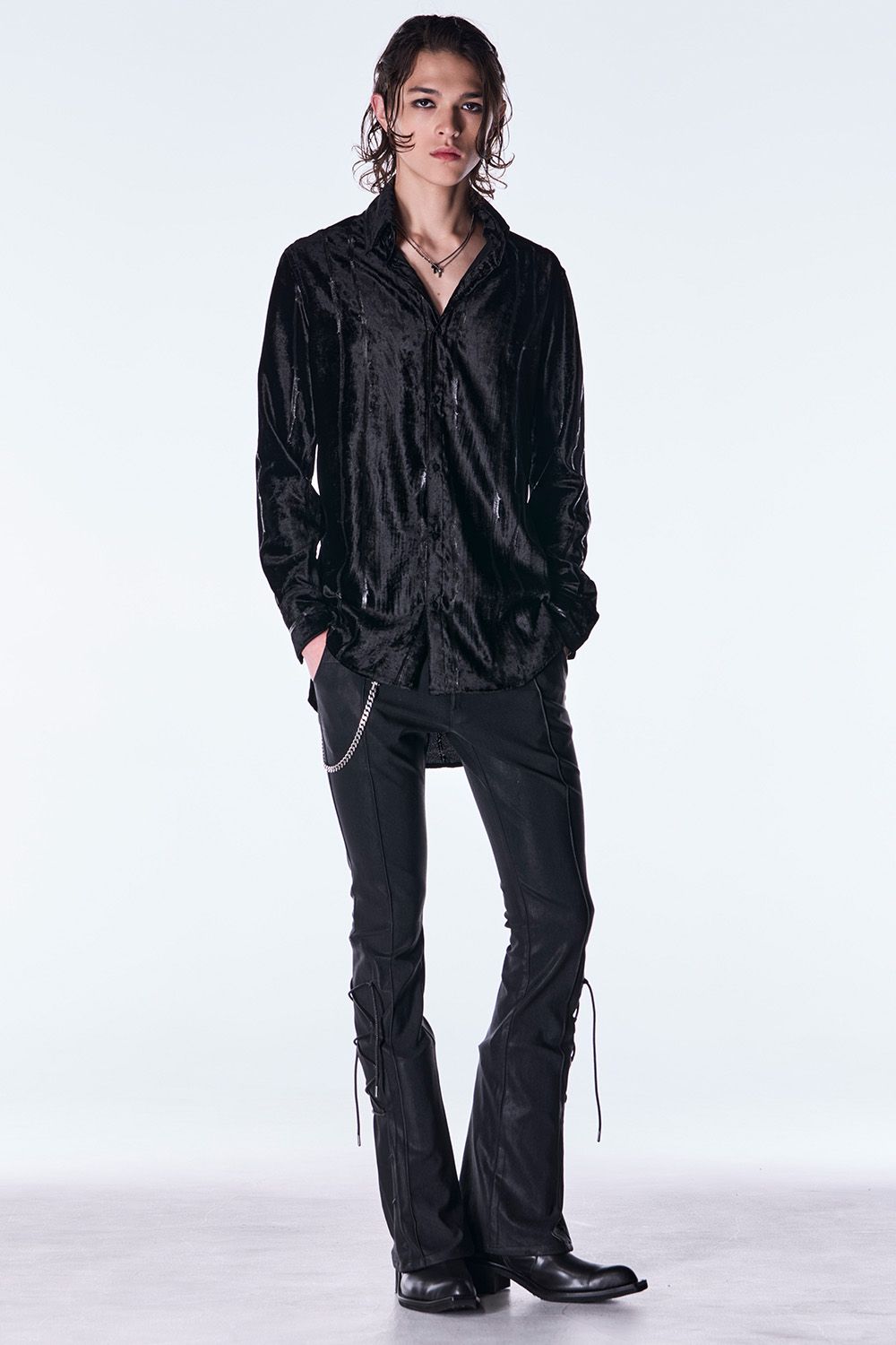 TOGE Velvet Shirt / トゲ ベルベット シャツ