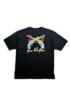 VIN/JER FLOWER/GUN / ヴィンテージ ジャージ Tシャツ フワラークロスガン