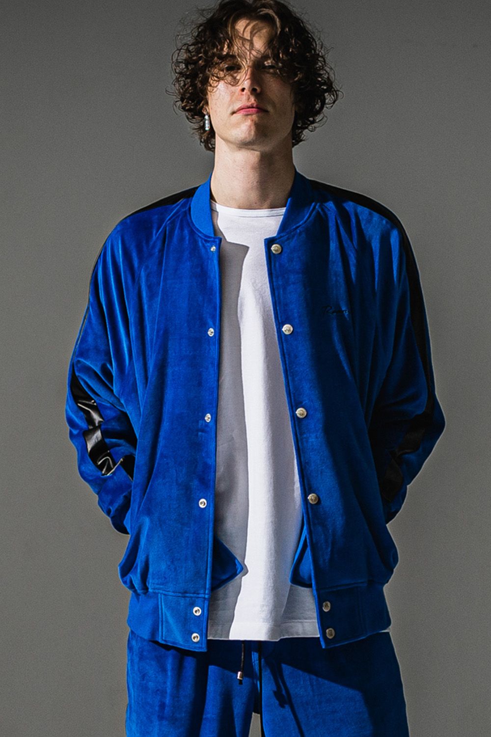 VELOUR VARSITY / ベロア バーシティ ジャケット