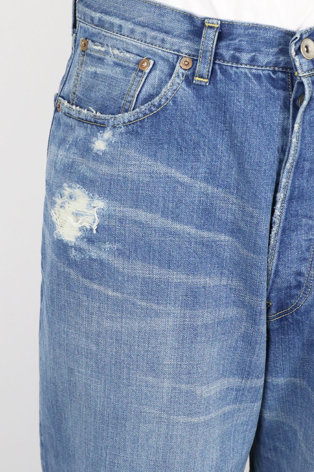 marka - ORGANIC COTTON 12oz DENIM LOOSE STRAIGHT FIT JEANS