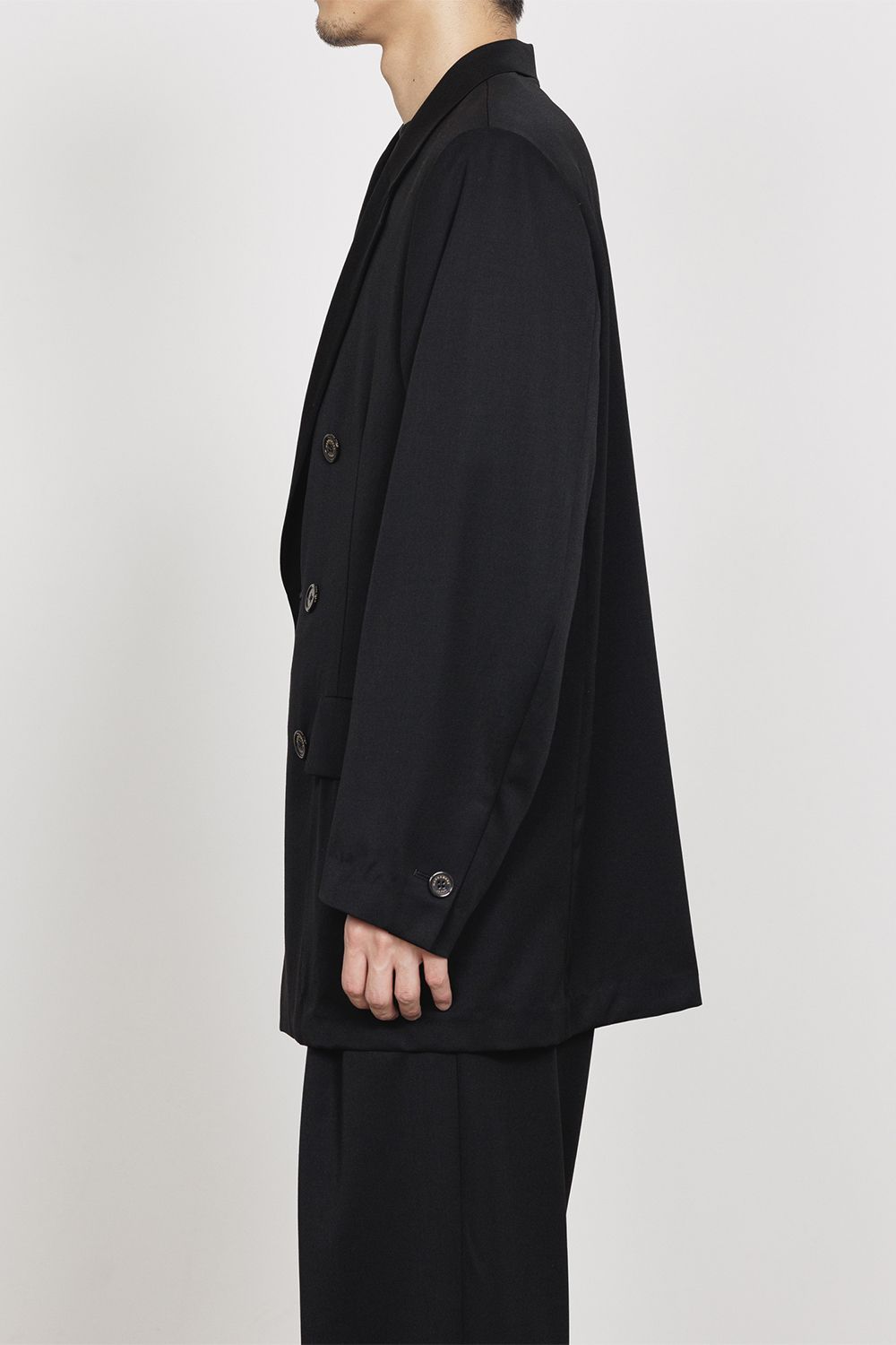 MARKAWARE - SUPER 160's WOOL GABARDINE DOUBLE BREASTED MARKAWARE - SUPER 160's WOOL GABARDINE DOUBLE BREASTED