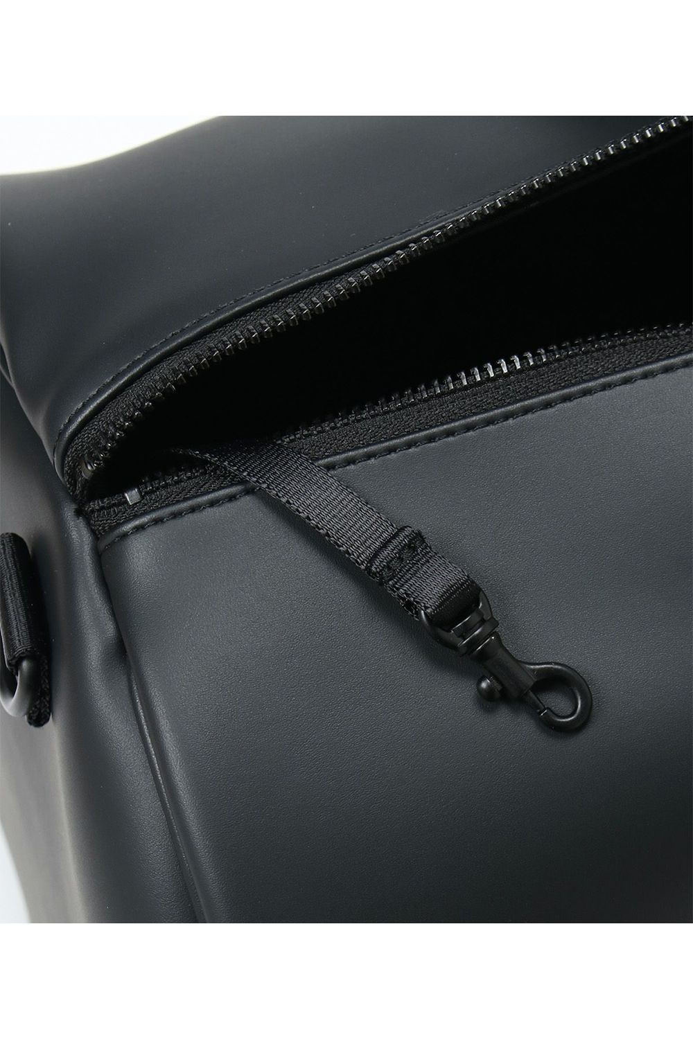 LEATHER BOSTON BAG / シンセティックレザー ボストンバッグ