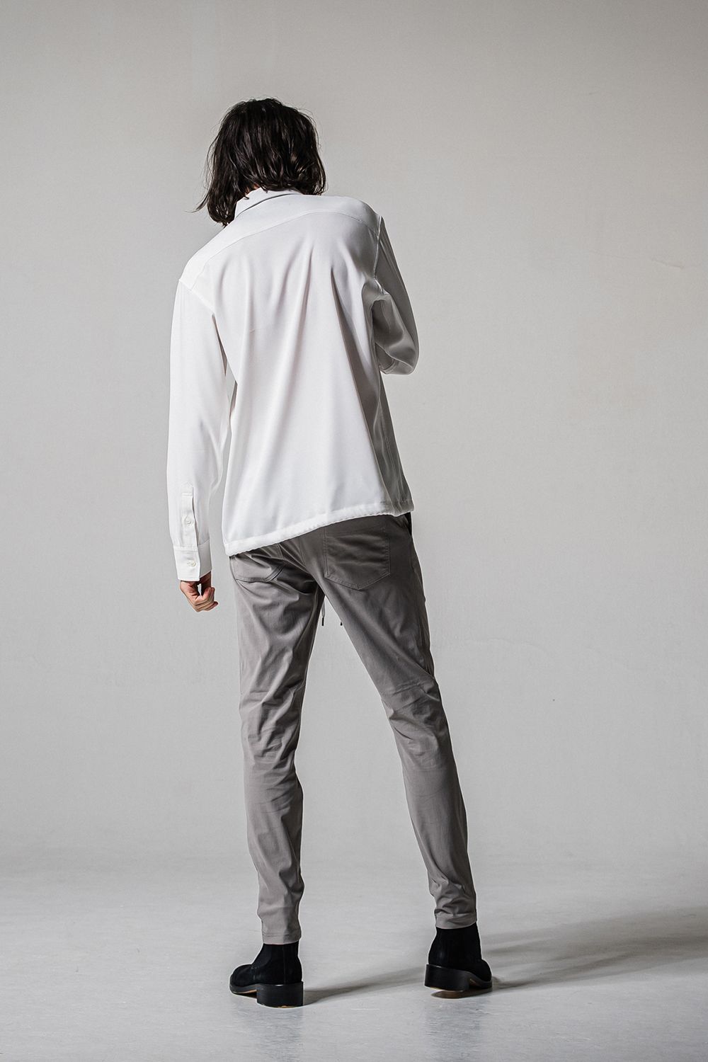 PULLOVER SATIN SHIRT / プルオーバー サテン シャツ