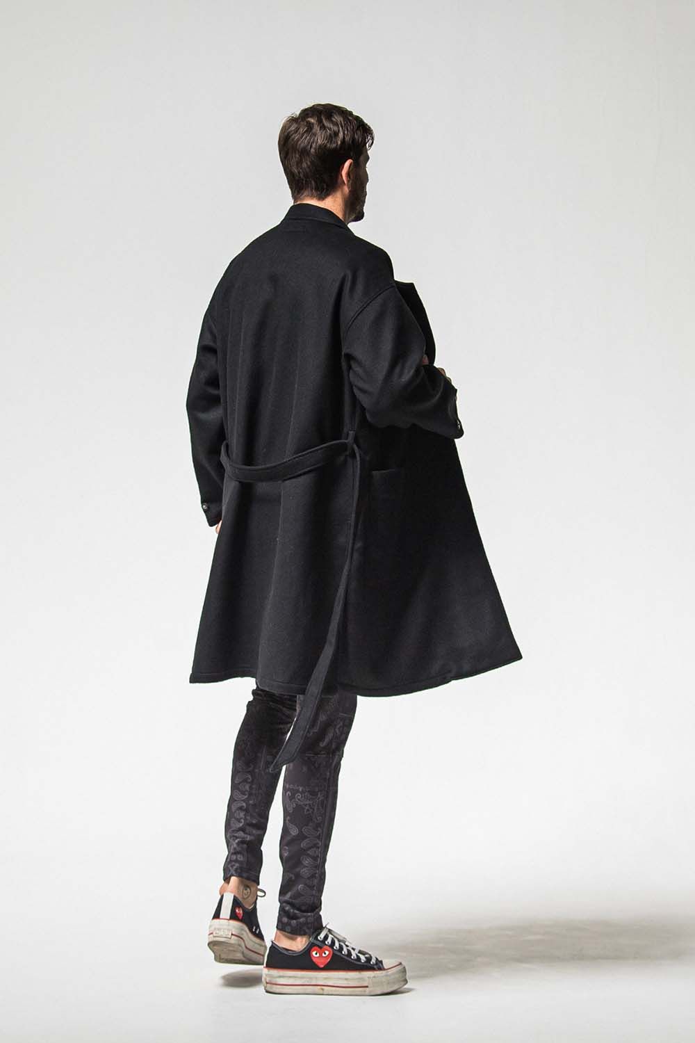 GOWN OVER COAT / オーバーサイズ ガウン コート