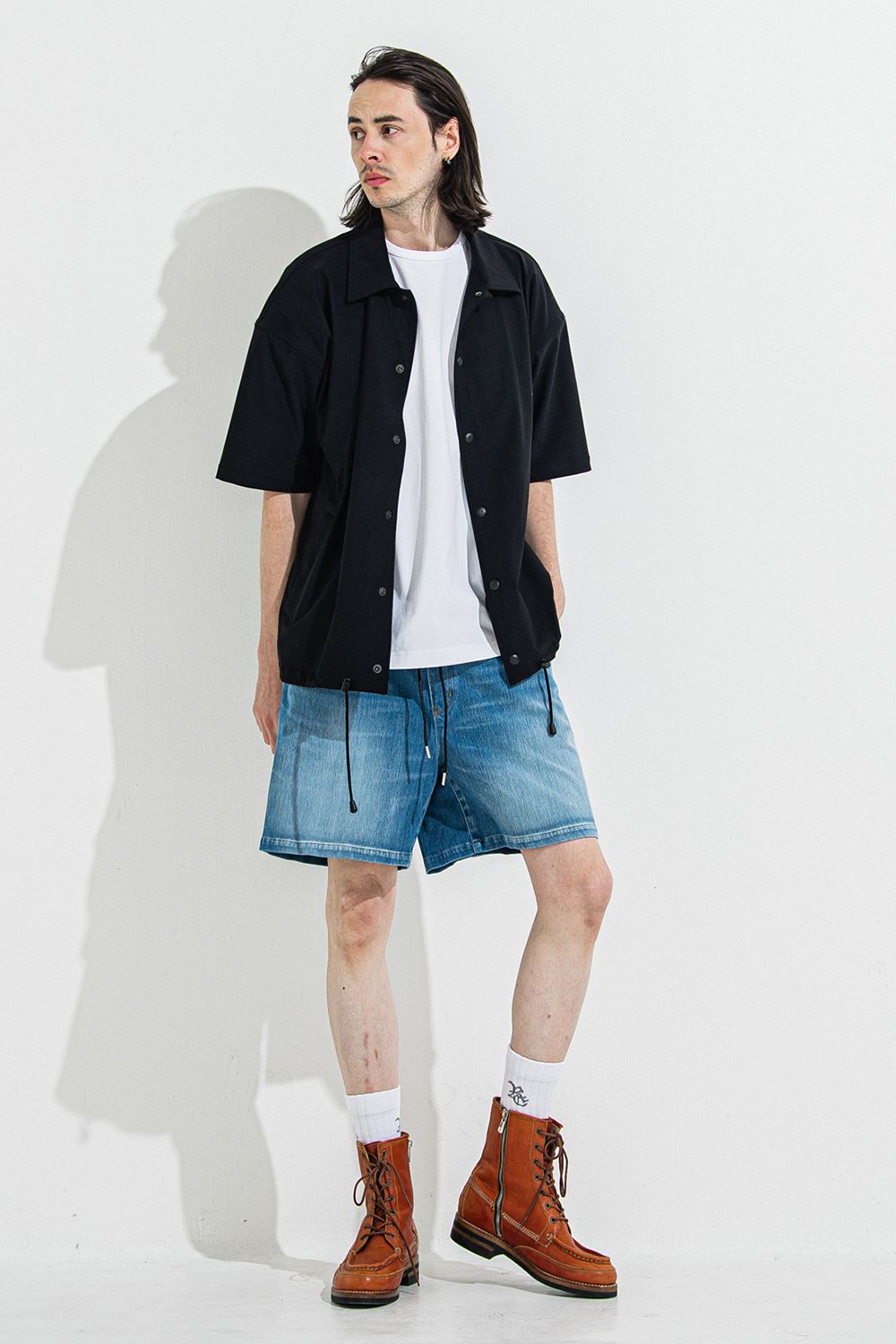 NYLON HALF COACH JACKET / ナイロン ハーフ コーチジャケット