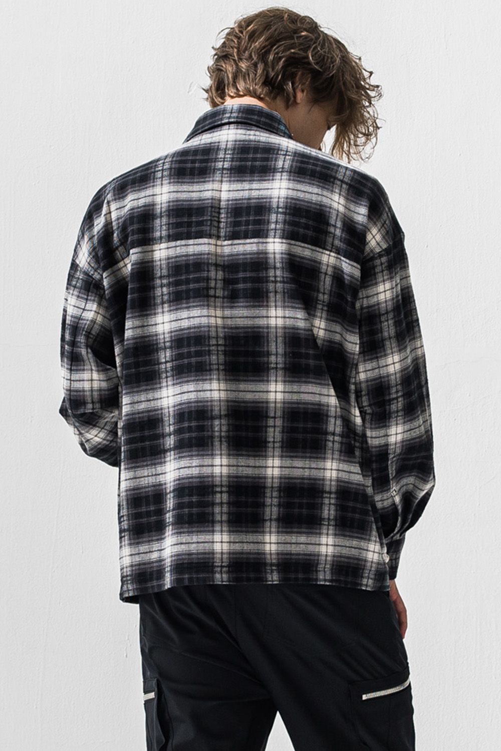 old slab check  JK  / オールドスラブ チェック シャツ ジャケット