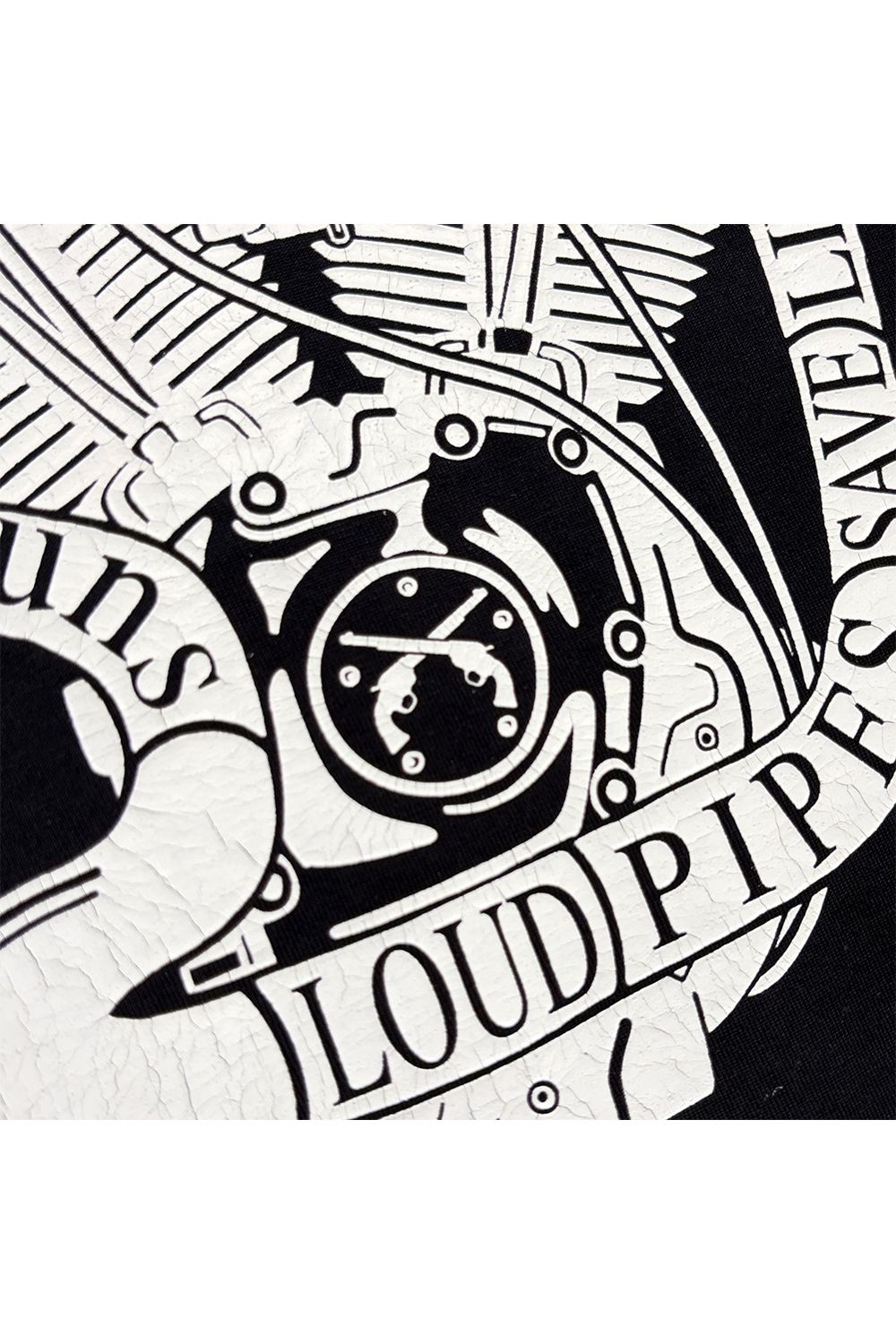 ORG/CO L/TEE ENGINE / オーガニックコットン エンジングラフィックプリント ロングスリーブ Tシャツ